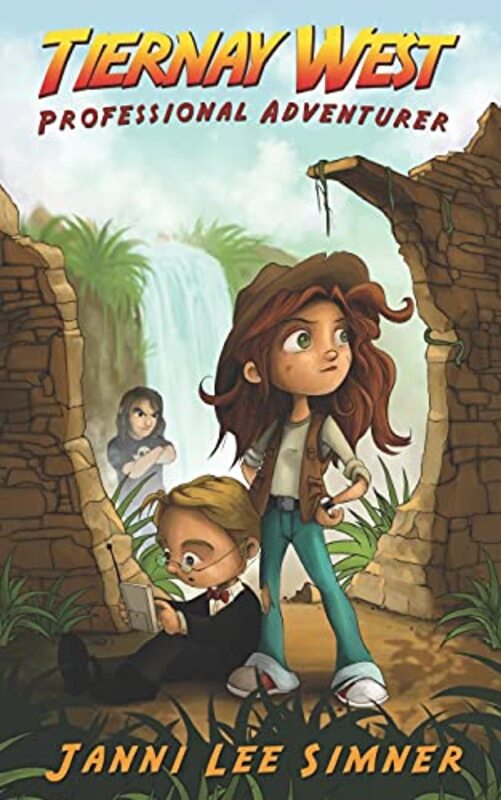 Book cover for "Tiernay West, Professional Adventurer" by Janni Lee Simner