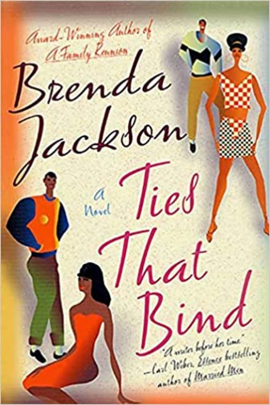 Book cover for "Ties That Bind" by Brenda Jackson
