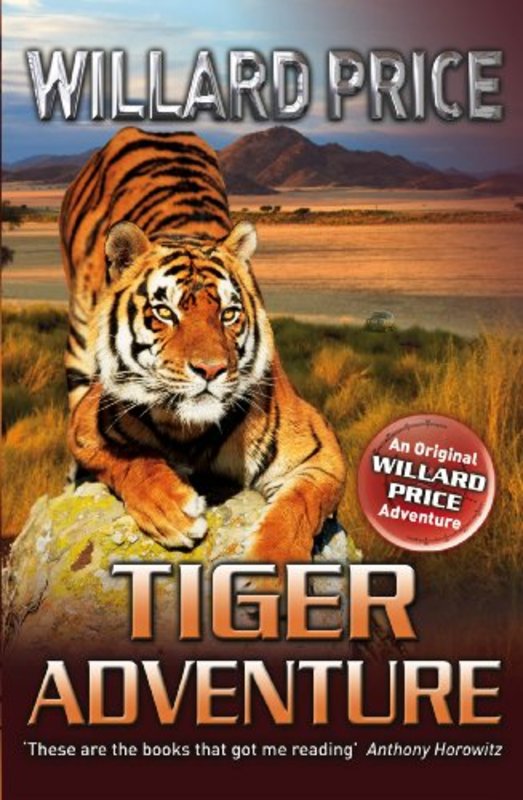 Book cover for "Tiger Adventure" by Willard Price