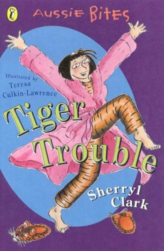 Book cover for "Tiger Trouble" by Sherryl Clark