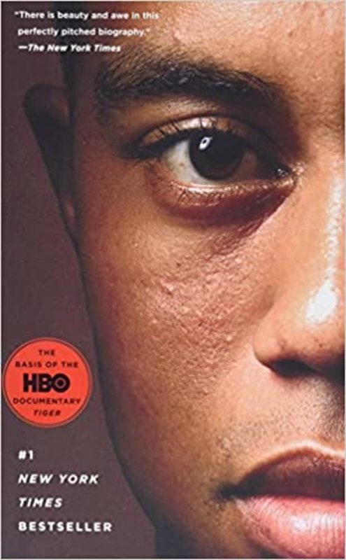 Book cover for "Tiger Woods" by Jeff Benedict