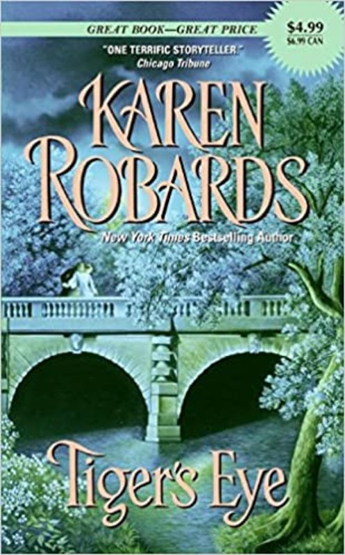 Book cover for "Tiger's Eye" by Karen Robards