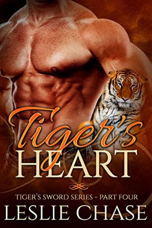 Book cover for "Tiger's Heart" by Leslie Chase