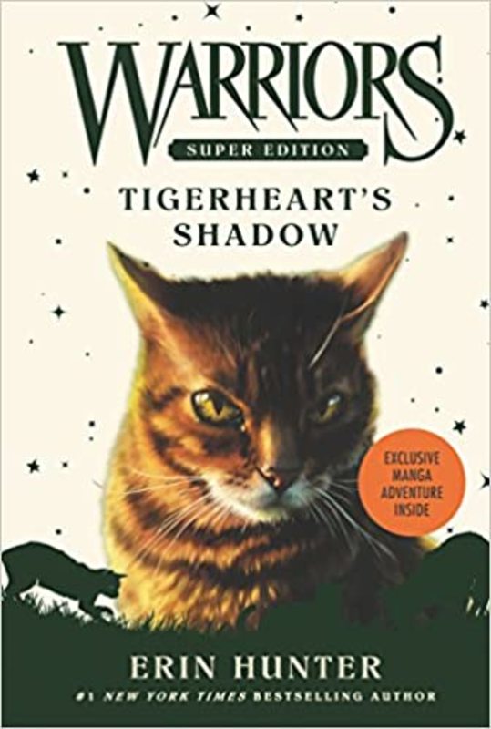 Book cover for "Tigerheart's Shadow" by Erin Hunter