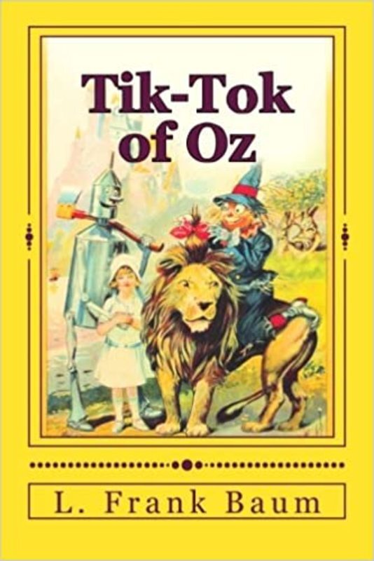 Book cover for "Tik-Tok of Oz" by L Frank Baum