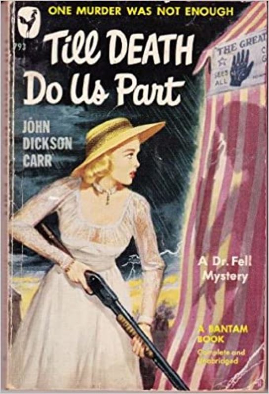 Book cover for "Till Death Do Us Part" by John Dickson Carr