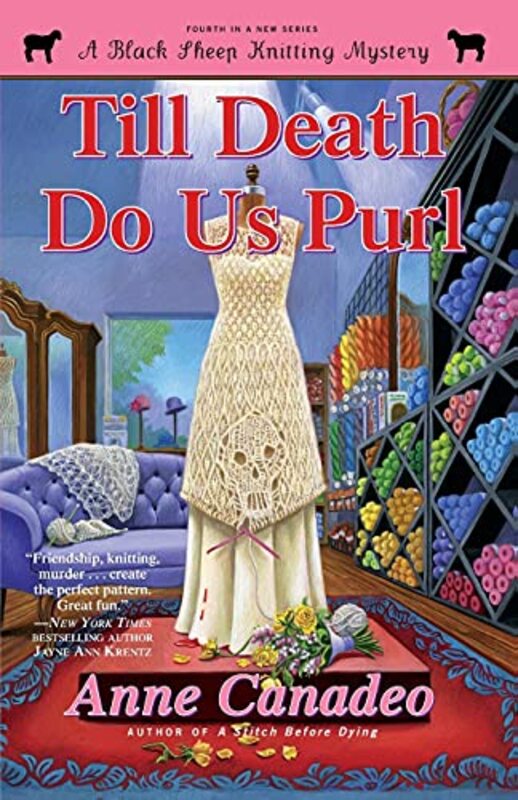 Book cover for "Till Death Do Us Purl" by Anne Canadeo