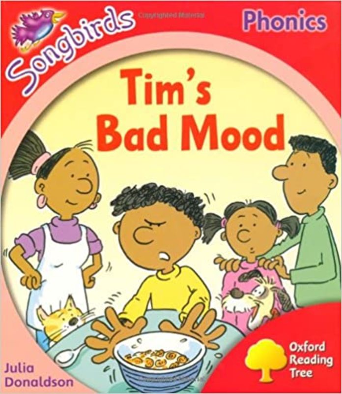 Book cover for "Tim's Bad Mood" by Julia Donaldson