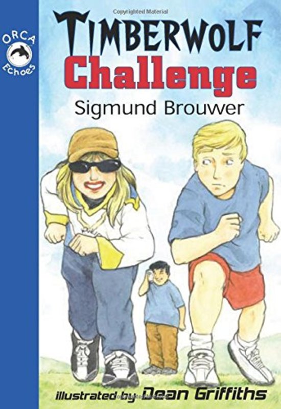 Book cover for "Timberwolf Challenge" by Sigmund Brouwer