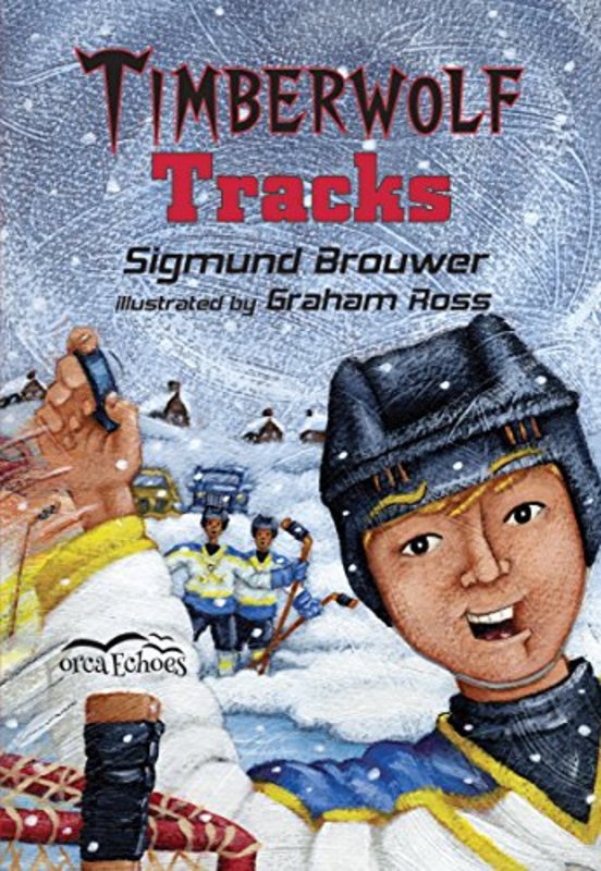 Book cover for "Timberwolf Tracks" by Sigmund Brouwer