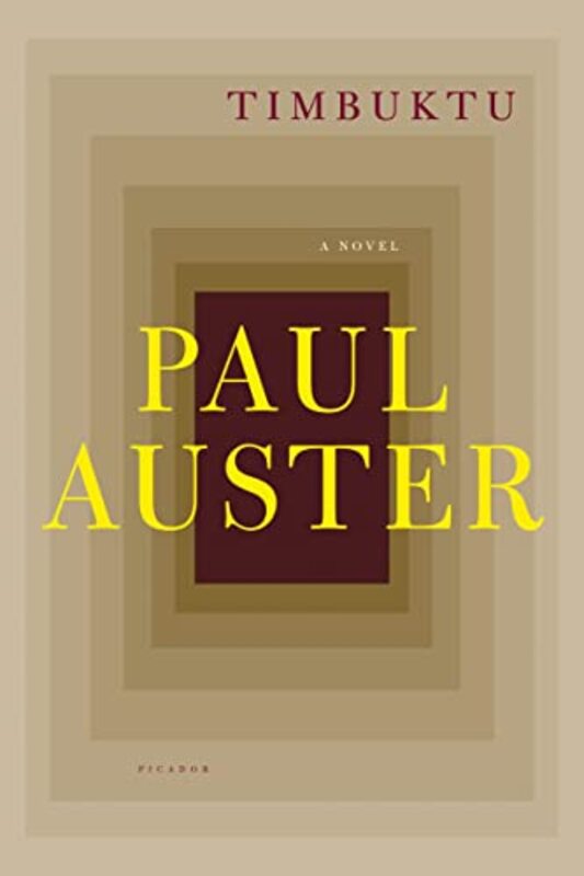 Book cover for "Timbuktu" by Paul Auster