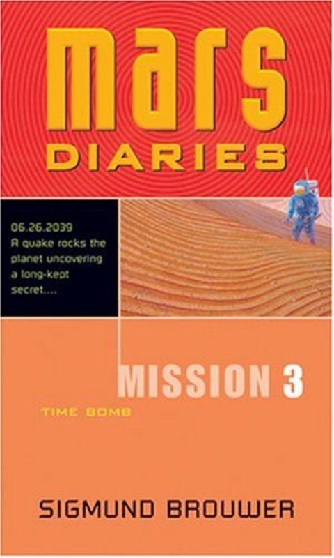 Book cover for "Time Bomb" by Sigmund Brouwer