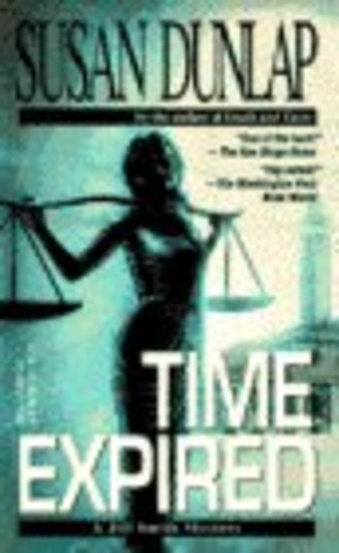 Book cover for "Time Expired" by Susan Dunlap