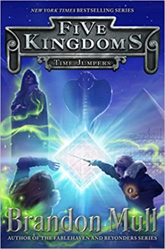 Book cover for "Time Jumpers" by Brandon Mull