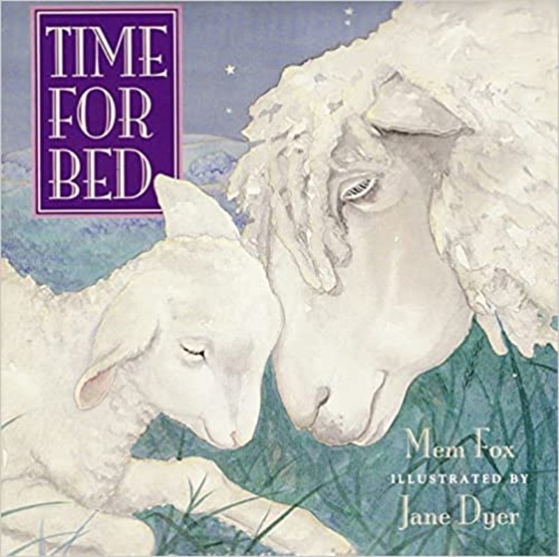 Book cover for "Time for Bed" by Mem Fox