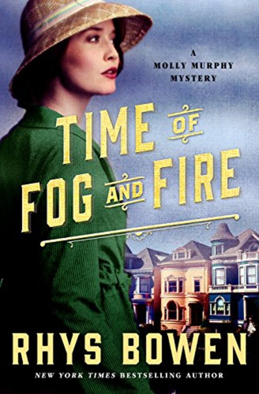 Book cover for "Time of Fog and Fire" by Rhys Bowen