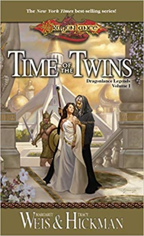 Book cover for "Time of the Twins" by Margaret Weis