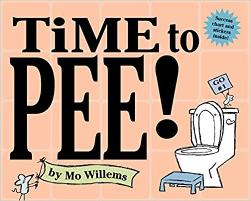 Book cover for "Time to Pee!" by Mo Willems