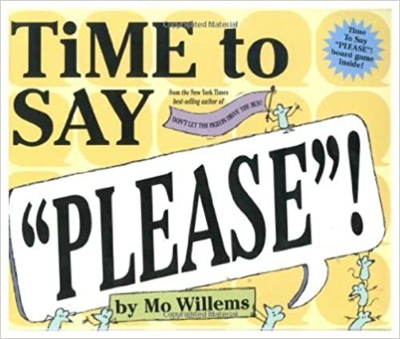 Book cover for "Time to Say" by Mo Willems