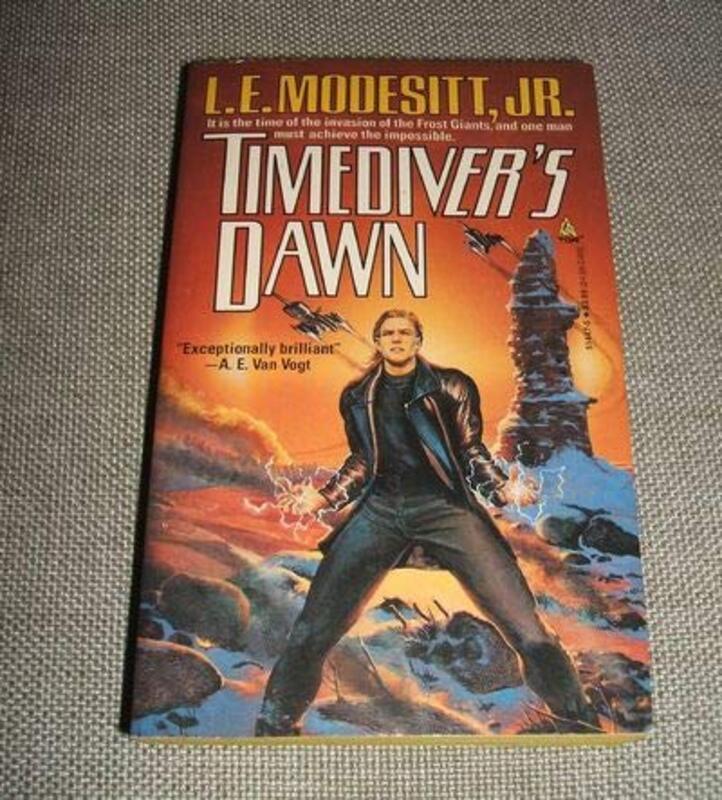 Book cover for "Timediver's Dawn" by LE Modesitt Jr