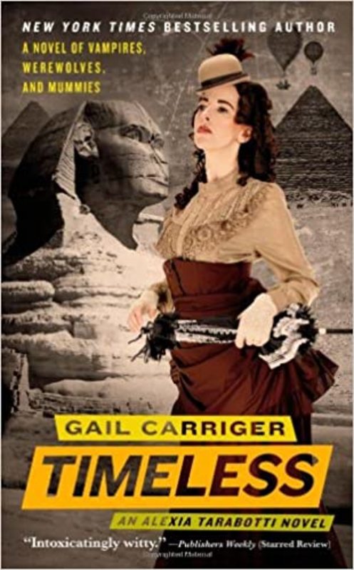 Book cover for "Timeless" by Gail Carriger