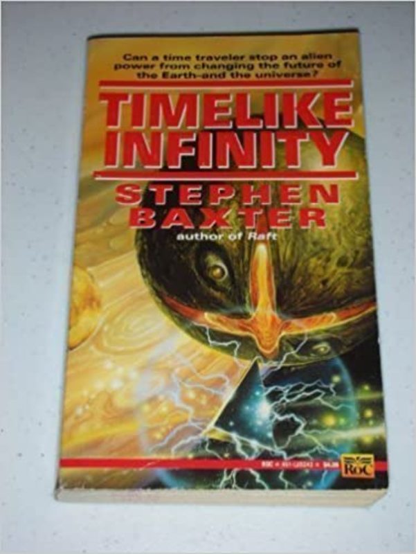 Book cover for "Timelike Infinity" by Stephen Baxter