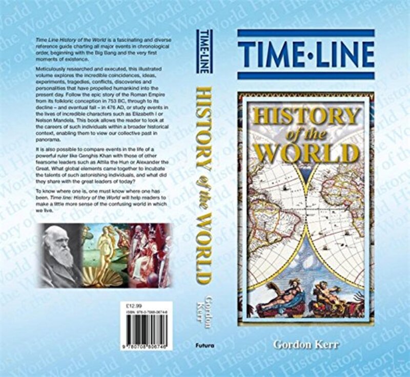 Book cover for "Timeline History of the World" by Gordon Kerr