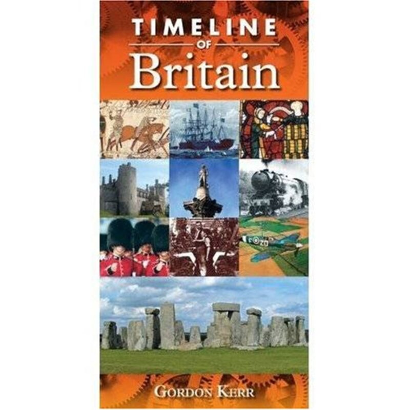 Book cover for "Timeline Of Britain" by Gordon Kerr