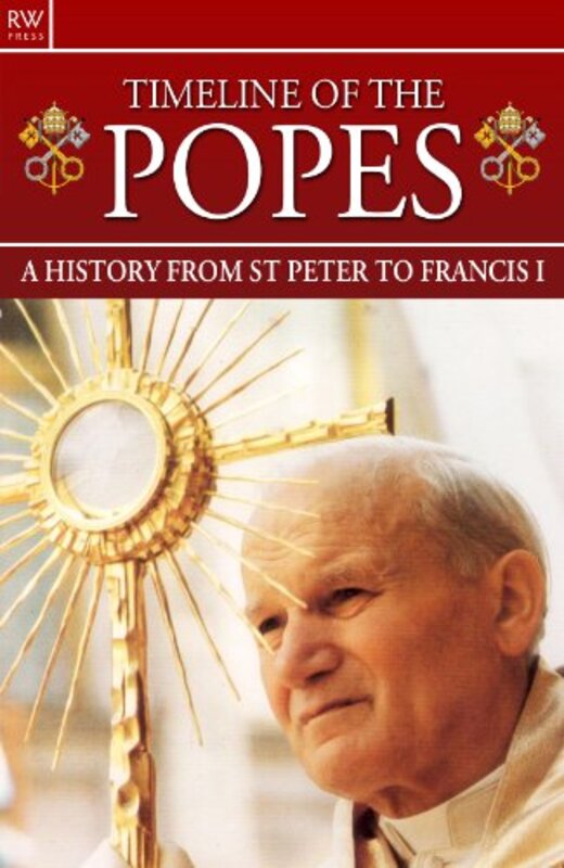 Book cover for "Timeline of the Popes" by Gordon Kerr
