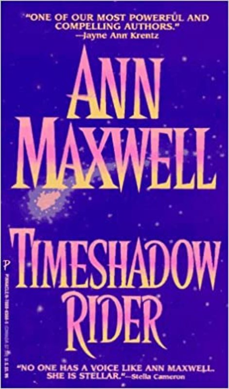 Book cover for "Timeshadow Rider" by Elizabeth Lowell