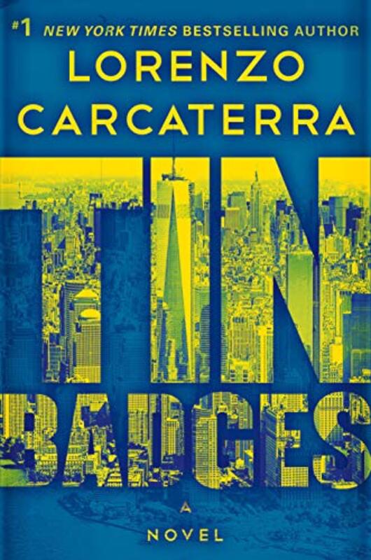 Book cover for "Tin Badges" by Lorenzo Carcaterra