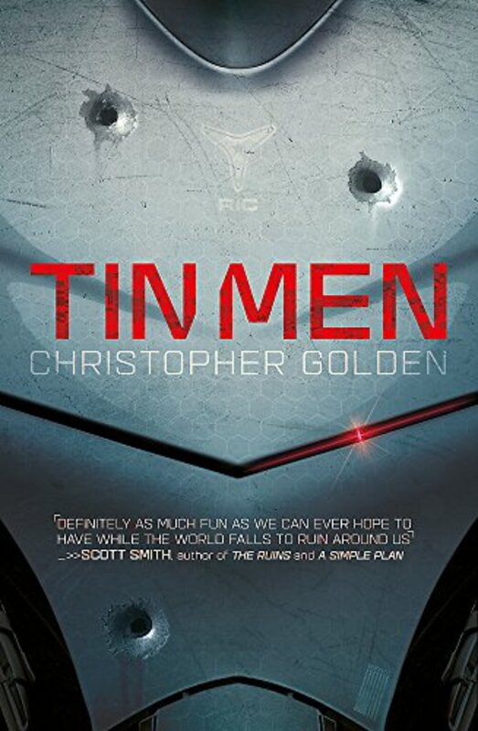 Book cover for "Tin Men" by Christopher Golden