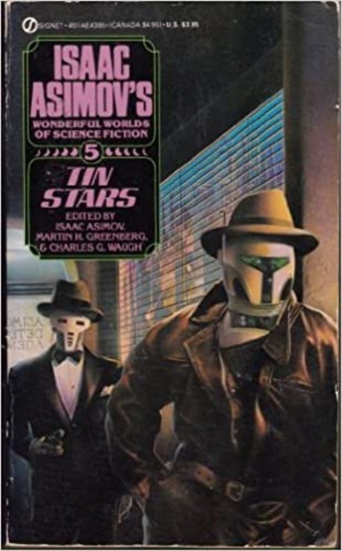 Book cover for "Tin Stars" by Isaac Asimov