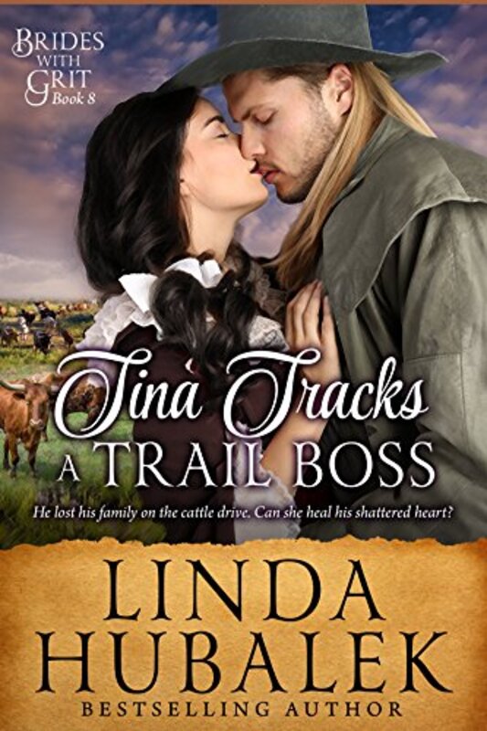 Book cover for "Tina Tracks a Trail Boss" by Linda K Hubalek