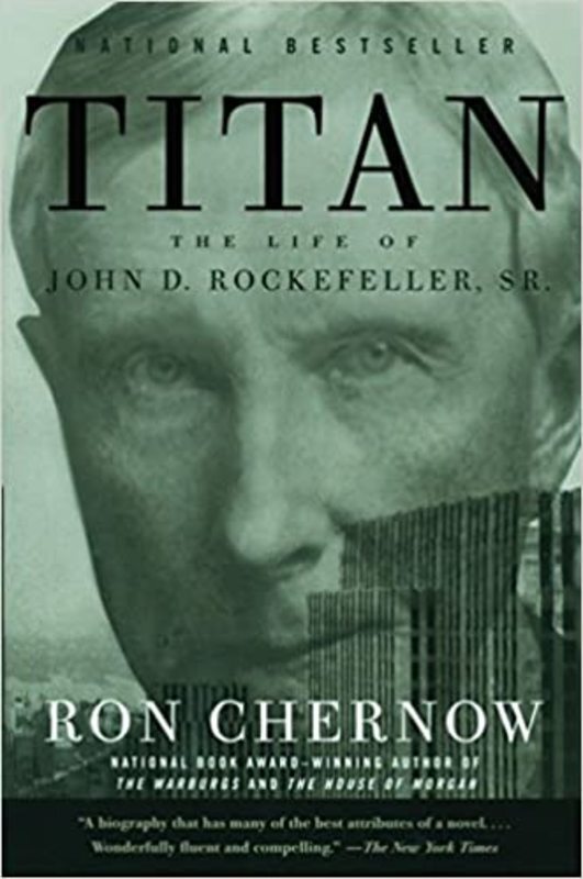 Book cover for "Titan" by Ron Chernow