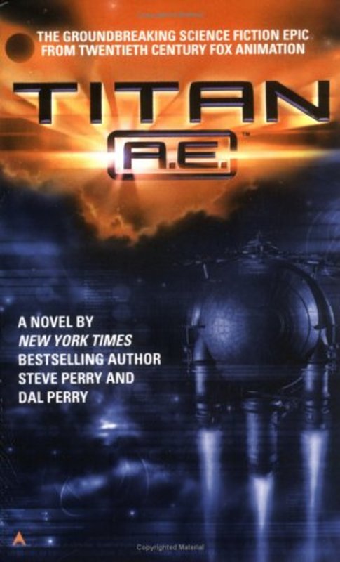 Book cover for "Titan A.E." by Steve Perry