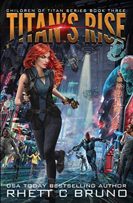Book cover for "Titan's Rise" by Rhett C Bruno