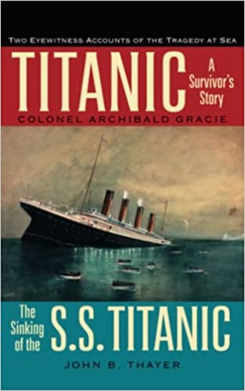 Book cover for "Titanic" by Colonel Archibald Gracie