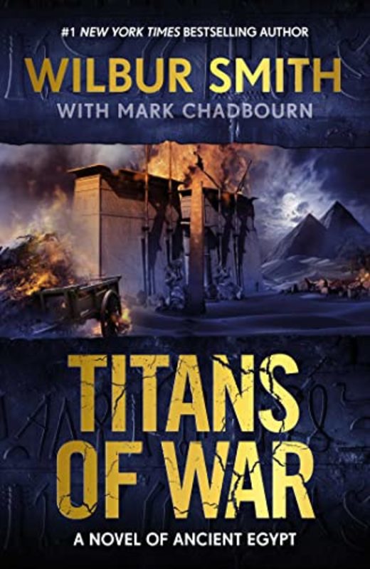 Book cover for "Titans of War" by Wilbur Smith