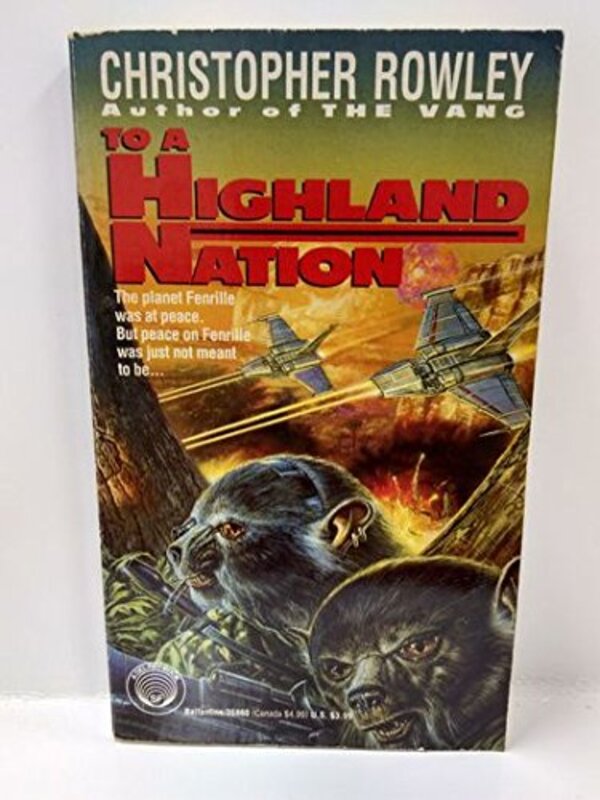 Book cover for "To A Highland Nation" by Christopher Rowley