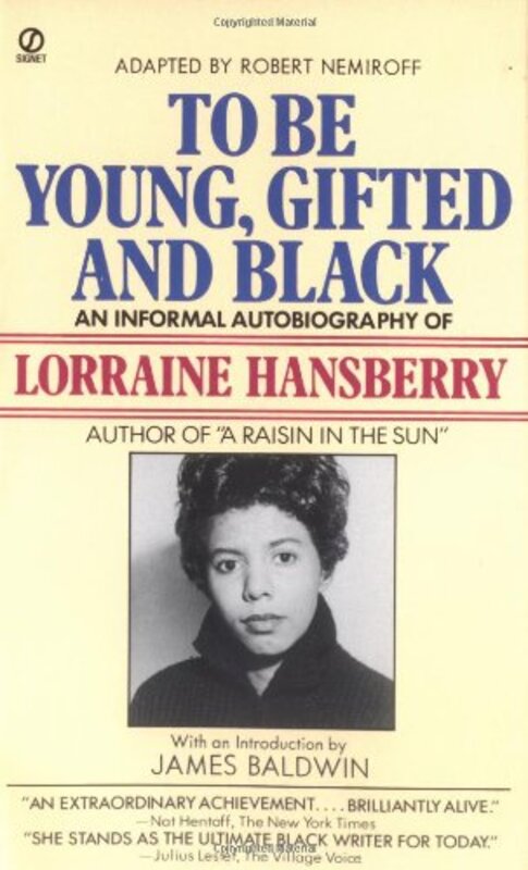 Book cover for "To Be Young, Gifted, and Black" by Lorraine Hansberry