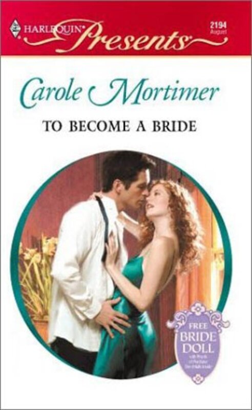 Book cover for "To Become a Bride" by Carole Mortimer