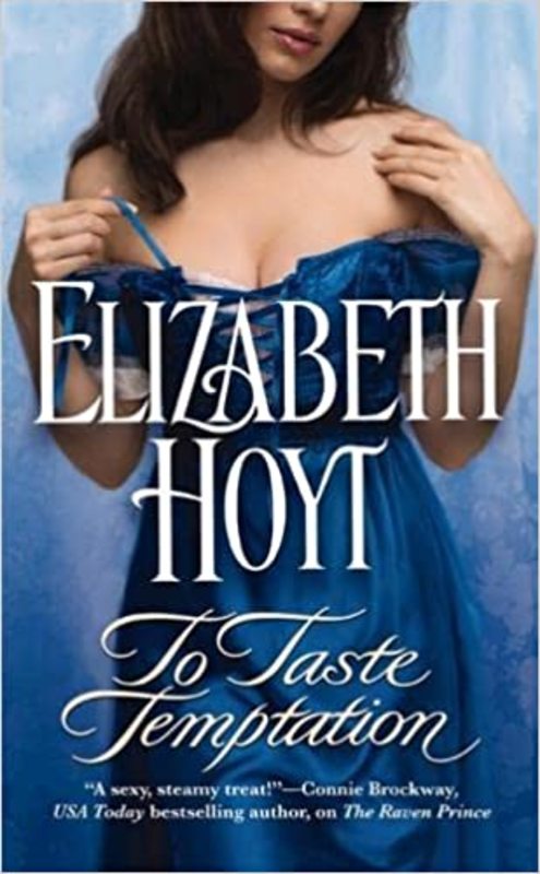 Book cover for "To Taste Temptation" by Elizabeth Hoyt