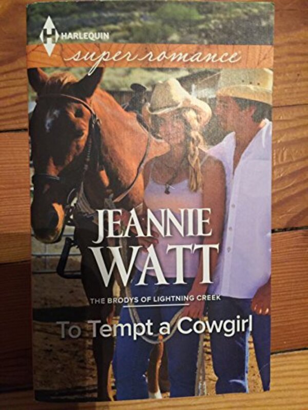Book cover for "To Tempt a Cowgirl" by Jeannie Watt