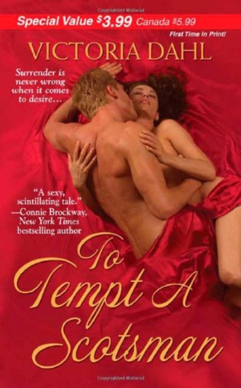 Book cover for "To Tempt a Scotsman" by Victoria Helen Stone