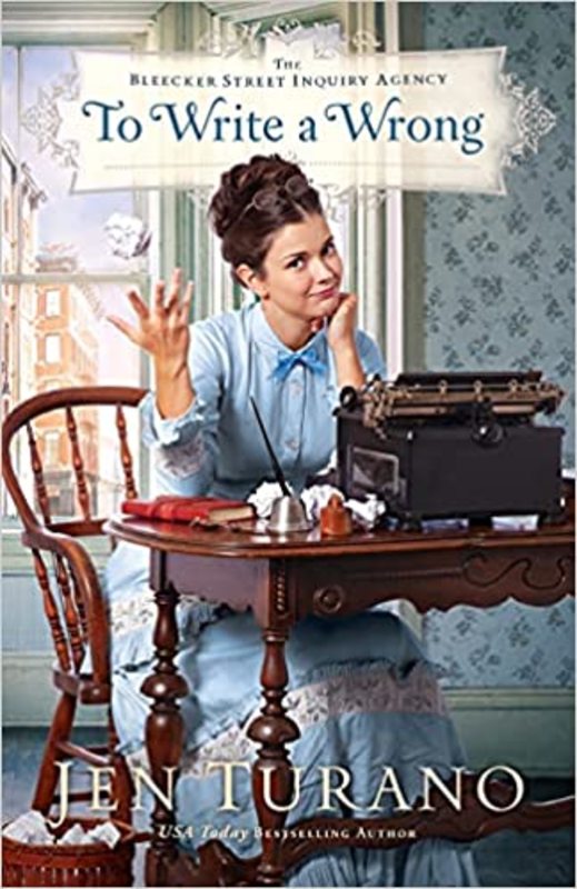Book cover for "To Write a Wrong" by Jen Turano