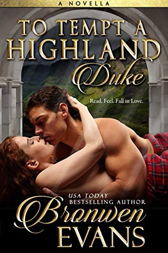 Book cover for "To Tempt A Highland Duke" by Bronwen Evans