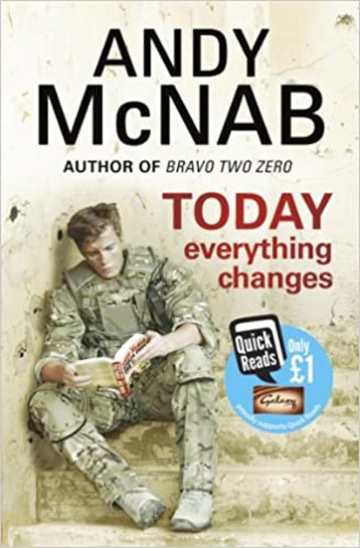 Book cover for "Today Everything Changes" by Andy McNab