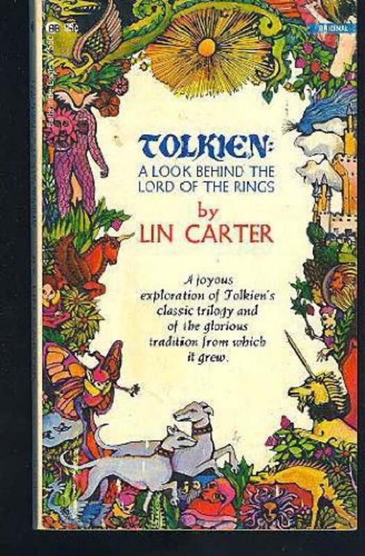 Book cover for "Tolkien" by Lin Carter