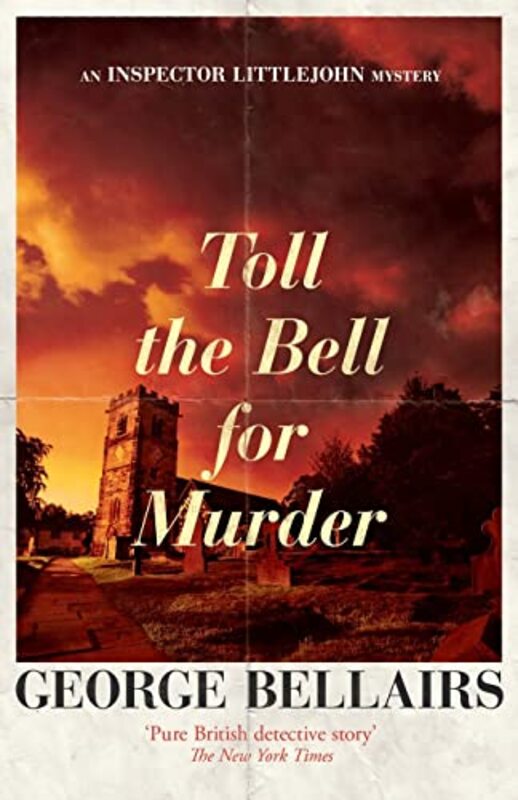 Book cover for "Toll the Bell for Murder" by George Bellairs